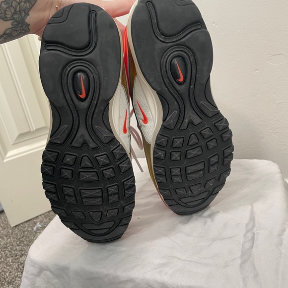 Nike Air Max 97 Gray and Orange Sneakers - Picture 5 of 5